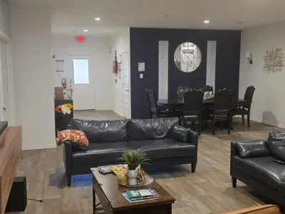 Open Living & Dining